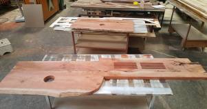 Mobile bagno in legno rustico CIN contemporaneo design esclusivo